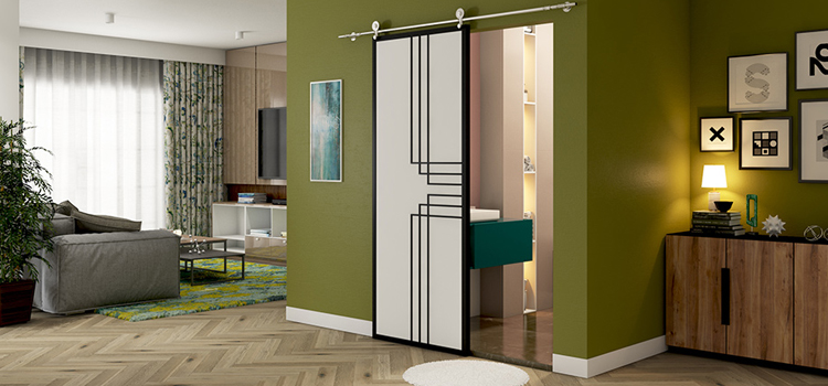 sliding bathroom door installation in King City